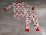 Preorder MOQ 5 pcs Each Style Christmas Santa Camo Kids Matching Clothes