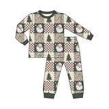 Preorder MOQ 5 pcs Each Style Christmas Santa Trees Camo Kids Matching Clothes