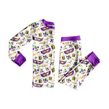 Preorder MOQ 5 pcs Each Style Mardi Gras Mask Boys Pajamas Kids Matching Clothes