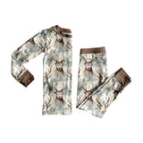 Preorder MOQ 5 pcs Each Style Hunting Deer Boys Pajamas Kids Matching Clothes