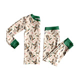 Preorder MOQ 5 pcs Each Style Mallard Ducks Boys Pajamas Kids Matching Clothes