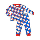 Preorder MOQ 5 pcs Each Style Baseball Love Print Kids Matching Clothes