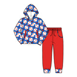 Preorder MOQ 5 pcs Each Style Baseball Love Print Kids Matching Clothes