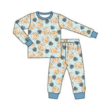 Preorder MOQ 5 pcs Each Style Valentine's Day Lollipop Love Pajamas Kids Matching Clothes