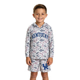 BLS0043 School Team Mascot Camo Vinyl KENTUCKY Boy's Hoodie Shorts Outfits