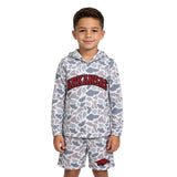 BLS0046 School Team Mascot Camo Vinyl ARKANSAS Boy's Hoodie Shorts Outfits
