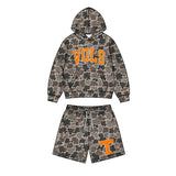 Preorder Samples BLS0049 School Team Camo VOLS Hoodie Boys Shorts Set-2026.8.26