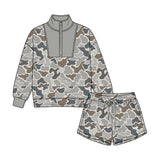 Preorder MOQ 5 pcs Each Style Hunting Shorts Boys Set