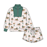 Preorder MOQ 5 pcs Each Style Hunting Shorts Boys Set