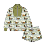 Preorder MOQ 5 pcs Each Style Hunting Shorts Boys Set