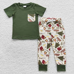 BSPO0127 Camping Green Boy's set