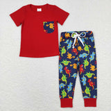 BSPO0173 Dinosaur Red Boy Set