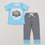 BSPO0177 Reading Plaid Boy Set