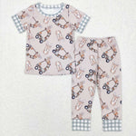 BSPO0242 Reindeer Car Boy Pajamas Set