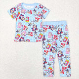BSPO0249/GSD0575 Cartoon Kids Sibiling Matching Clothes