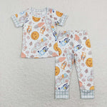 BSPO0301 Easter Cartoon Carrot Boys Pajamas Set