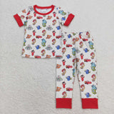 BSPO0322 Cartoon Toy Red Boy Pajamas Set