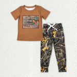 BSPO0377 Hunting Fishing Elk Camo Boys Set