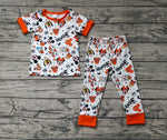 BSPO0390 Halloween Candy Cane Mouse Boys Pajamas Set