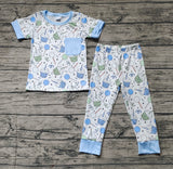 BSPO0410 Happy Birthday Cake Boys Pajamas Set