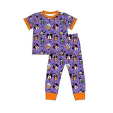 BSPO0434 Halloween Purple Boys Pajamas Set