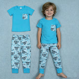 BSPO0587 MAMA'S BOY Blue Color Boys Outfits