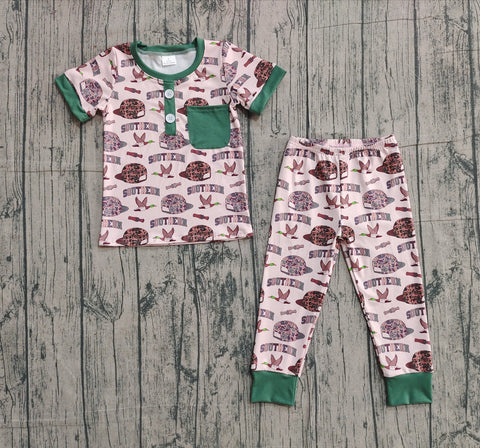 Preorder Samples BSPO0597 Southern Mallard Ducks Camo Boys Pajamas Set