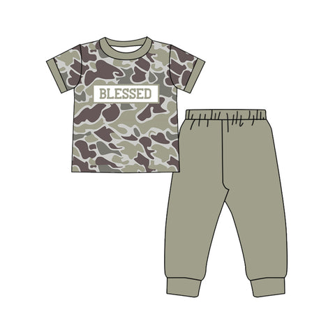 Preorder 10.21 MOQ 5 pcs BSPO0606 Blessed Camo Boys Set