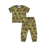 Preorder MOQ 5 Pcs Each Style Hunting Camo Elk Forest Boys Set