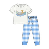Preorder MOQ 5 pcs Each Style Hunting Plaid Kids Matching Clothes-2026.8.28