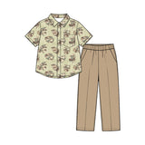 Preorder MOQ 5 pcs Each Style Easter Bunny Hunting Camo Kids Matching Clothes-2026.8.28