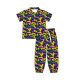 Preorder MOQ 5 pcs Each Style Mardi Gras Cmao Kids Matching Clothes