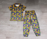 NO MOQ Preorder Samples Each Style Mardi Gras Cmao Kids Matching Clothes