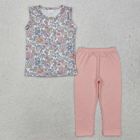 BSPO1919 Flower Floral Pink Girls Set