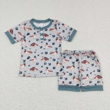 BSSO0282 Mallard Boy's Shorts Set Pajamas