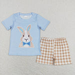 BSSO0292 Easter Rabbit Boy's Shorts Set