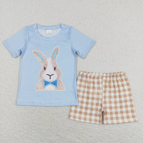 BSSO0292 Easter Rabbit Boy's Shorts Set