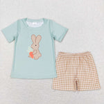 BSSO0407 Easter Rabbit Carrot Boy Shorts Set