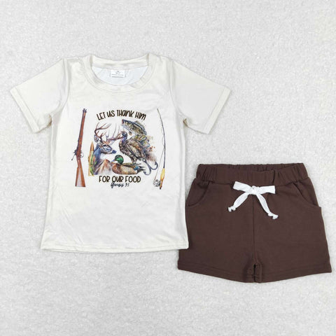 BSSO0471 Summer Mallard Boy Shorts Set