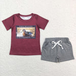 BSSO0472 Summer Fish Wildlife Mallard Boy Shorts Set