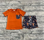 Preorder Samples BSSO0758 Western Cowboy Boys Shorts Set