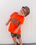 BSSO0922 Daddy's Hunting buddy Camo Boys Shorts Set