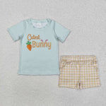 BSSO1073 Easter Cutest Bunny Boys Shorts Set