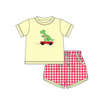 Preorder 12.08 BSSO1120 Dinosaur Boys Shorts Set