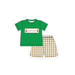 Preorder BSSO1131 Daddy's Boy Dog Boys Shorts Set