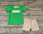 Preorder BSSO1131 Daddy's Boy Dog Boys Shorts Set