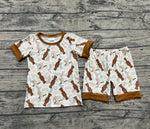 Preorder BSSO1324 Hunting Mallard Ducks Call Me Boys Shorts Pajamas Set