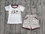 Preorder Samples BSSO1578 Western Cowboy Boys Shorts Set