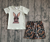 Preorder Samples BSSO1582 Easter Rabbit Camo Boys Shorts Set