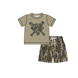 Preorder Samples BSSO1587 Baseball Camo Boys Shorts Set
